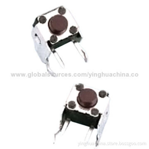 Tact Switches, 6.55 x 7.4mm Pitch, Right Angle, 3.15/3.85/5.85/8.35/11.85mm Knob Height, 8314New